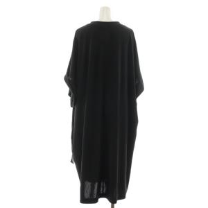 SHAREEF PE SMOOTH LONG LENGTH T ISUE Tシャツ カットソー ロング丈 フレンチスリーブ Vネック プリント