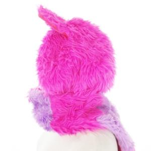 Disney ファンキャップ チシャ猫 不思議の国のアリス マフラー 手袋 被り物 ピンク 紫 パープル /AH17