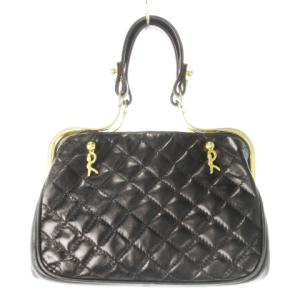 カラベラ ハンドバッグ キルティング ブラック