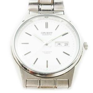 UG02-C0 腕時計 デイト クォーツ ウォッチ ステンレススチール SS シルバーカラー 白文字盤