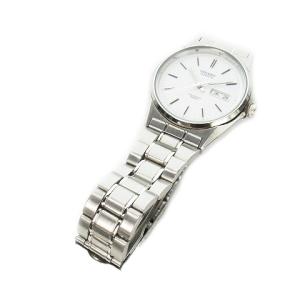 ORIENT UG02-C0 腕時計 デイト クォーツ ウォッチ ステンレススチール SS シルバーカラー 白文字盤