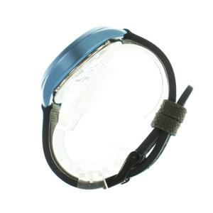 DIESEL 腕時計 ウォッチ クォーツ ロゴ グレー文字盤 デイト カレンダー付き 青 ブルー 黒 ブラック DZ-4506 GY03