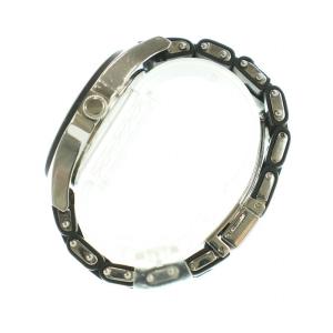 MARC by MARC JACOBS 腕時計 ウォッチ クォーツ ラバーベルト 黒文字盤 ロゴ シルバー色 黒 ブラック MBM9024 GY18