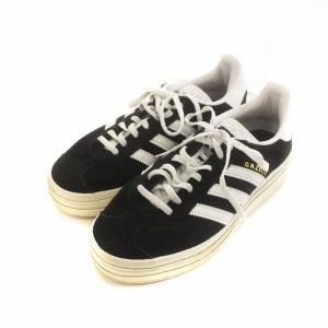 adidas ガゼルボールド GAZELLE BOLD W スニーカー シューズ 靴 スエード ロゴ 厚底 US6.5 23.5cm 黒
