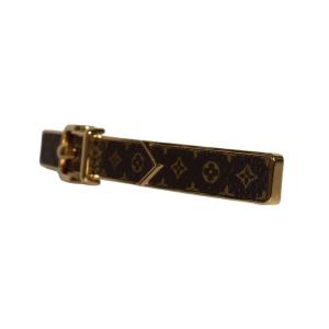 LOUIS VUITTON ヘアクリップ バレッタ ループ モノグラム ブラウン M00566