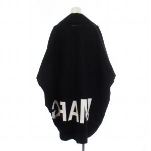 MM6 Maison Margiela 19SS リバースロゴコクーンコート 36 ブラック S52AA0070