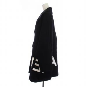 MM6 Maison Margiela 19SS リバースロゴコクーンコート 36 ブラック S52AA0070