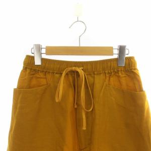 JULIUS 23SS サテンジオメトリックシームドオーバークロッチパンツ サルエル ハーフ ショート ウエストゴム