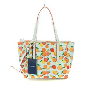 COLE HAAN  ゴートゥー スモール トート GO TO SMALL TOTE ORANGE PRINT トートバッグ ショルダー タグ付き