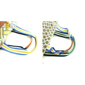 TORY BURCH トートバッグ リバーシブル キャンバス 総柄 花柄 ロゴ マルチカラー GY07