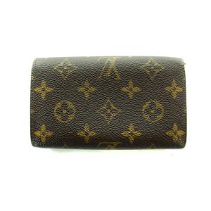 LOUIS VUITTON M61730 モノグラム ポルト モネ ビエ トレゾール 二つ折り 財布 ウォレット L字ファスナー イニシャル入り
