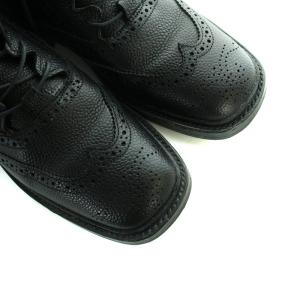 Tricker's GHILLIE ギリーシューズ ショートブーツ ウィングチップ カントリー レザー スクエアトゥ ロゴ 5.5 24.5cm