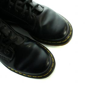 Dr.Martens 10ホールブーツ ショート ロゴ レザー UK4 23cm 黒 ブラック 1490 GY01