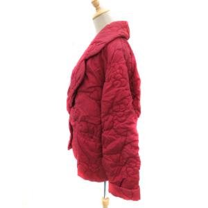 Christian Dior スポーツ SPORTS 中綿ジャケット ミドル丈 オープンカラー M ボルドー