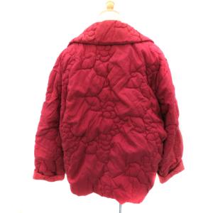 Christian Dior スポーツ SPORTS 中綿ジャケット ミドル丈 オープンカラー M ボルドー