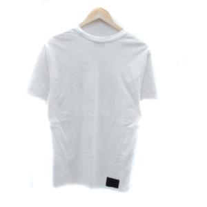 COACH Tシャツ カットソー 半袖 シグネチャー柄 レキシー ロゴ S オフホワイト 茶色 ブラウン 41365