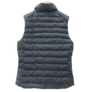 POLO RALPH LAUREN 中綿ベスト ミドル丈 ジップアップ ロゴ M ブラック 黒