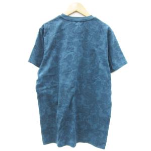 ETRO Tシャツ カットソー 半袖 ペイズリー柄 M ブルーグリーン /SM14 GY19