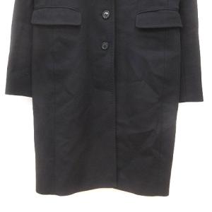 Aquascutum チェスターコート ウール 総裏地 紺 ネイビー /MS GY19