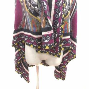 ETRO 大判スカーフ ストール 総柄 ウール マルチカラー