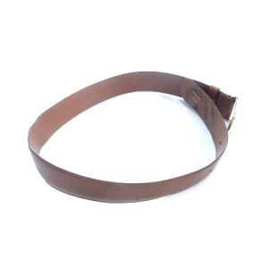 GUCCI バックルベルト インターロッキングG レザー 70･28 XXS 茶 ブラウン