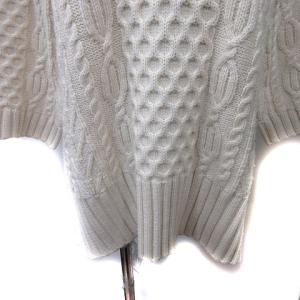 Ron Herman ニット セーター ケーブル 長袖 ウール XS 白 オフホワイト