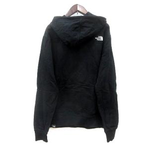 THE NORTH FACE パーカー プルオーバー プリント 長袖 裏起毛 M 黒 ブラック