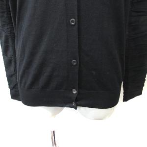 PRADA ニット カーディガン ウール 長袖 42 XL 黒 ブラック /YI GY19