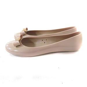 TORY BURCH フラットシューズ バレエシューズ ラバー 5M 22.0 ベージュ 51128270