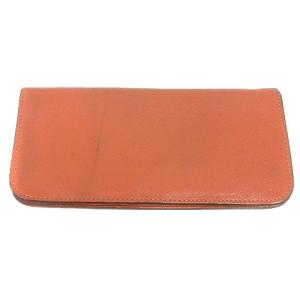 IL BISONTE 長財布 二つ折り レザー ロゴ 茶 ブラウン