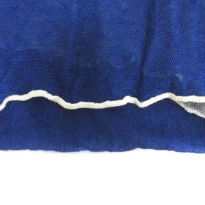 Y's ストール バイカラー 青 ブルー グレー