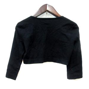 FOXEY ボレロ 五分袖 38 ブラック