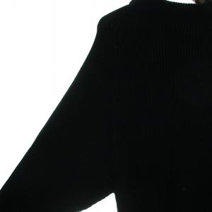 Y's 近年モデル ニット セーター ボトルネック ハイネック 長袖 アルパカ混 シルク混 2 S 黒 ブラック GY19