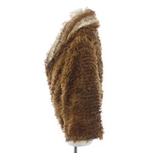 CHANEL P39 ジャケット ポンチョ ツイード ウール アクリル ファー