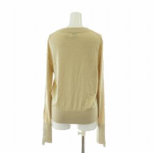 BURBERRY ニット ウール シルク混 プルオーバー XS ベージュ 8021169