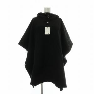 21SS MAGLIA CON CAPPUCCIO ポンチョ S ブラック