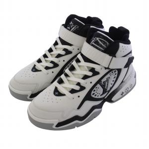 LOUIS VUITTON LVトレイナー2 ラインスニーカー 6.5 ホワイト ブラック 1AAH96