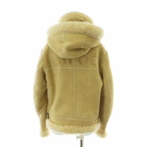 Chloe ムートンジャケット バックロゴ 36 ベージュ