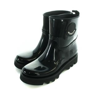 MONCLER GINETTE レイン ブーツ 38 ブラック 4G00070 M1686
