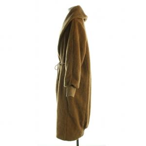 Max Mara 白タグ LEISURE MATASSA TEDDY COAT WITH MINI BELT