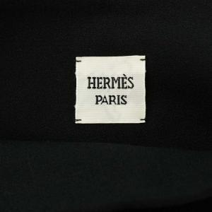 HERMES マルジェラ期 ラップスカート ウール ひざ丈 ジップフライ 36 S 黒 ブラック /XZ GY19