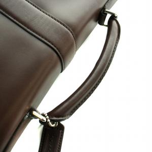 COACH レキシントン ブリーフケース ビジネスバッグ ショルダー 2WAY ロゴ レザー 茶 ブラウン F71073 GY18