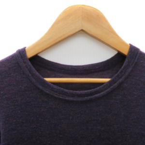 Y's ヨウジヤマモト Yohji Yamamoto ニット カットソー 長袖 ウール混 2 パープル