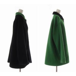 Christian Dior ヴィンテージ リバーシブルコート 11 グリーン ブラック
