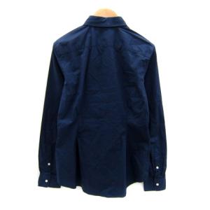 POLO RALPH LAUREN カジュアルシャツ 長袖 無地 8 L 紺 ネイビー