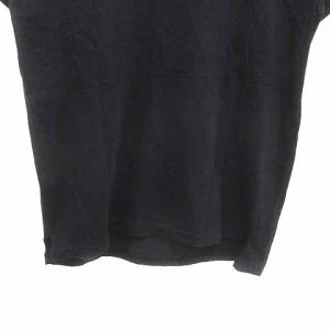 AURALEE Tシャツ カットソー クルーネック 半袖 1 S 黒 ブラック /YK GY19
