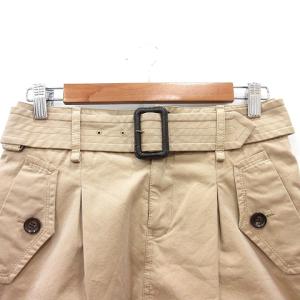 BURBERRY BLACK LABEL フレアスカート ミニ 38 M ベージュ