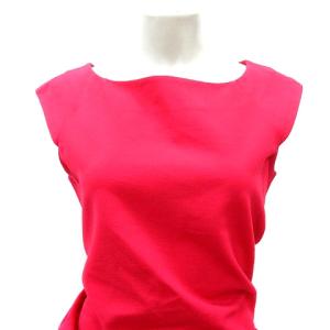 DIANE von FURSTENBERG ワンピース ミモレ ロング ノースリーブ アシンメトリー 6 M ピンク /MN GY19