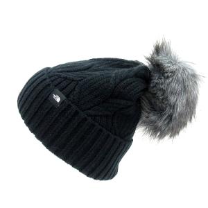 THE NORTH FACE ニット帽 ニットキャップ ポンポン ONE M 黒 ブラック