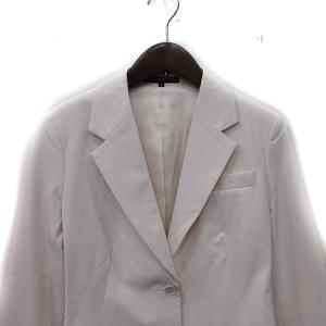 Theory テーラードジャケット シングル 総裏地 2 M 白 オフホワイト